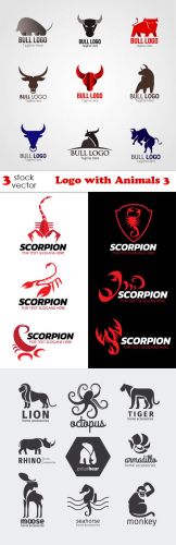 Vectors - Logo with Animals 3