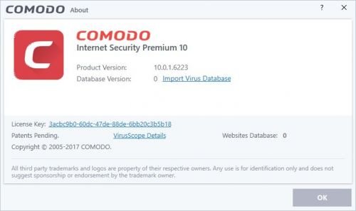 Comodo Internet Security Premium 10.0.1.6223