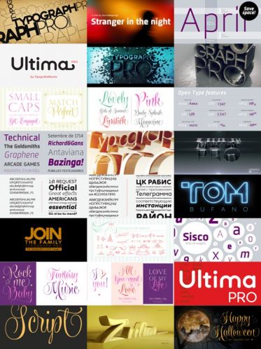 550+ Fonts Bundle Collection - pack 54