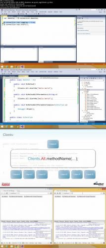 SignalR Hubs and Client Management