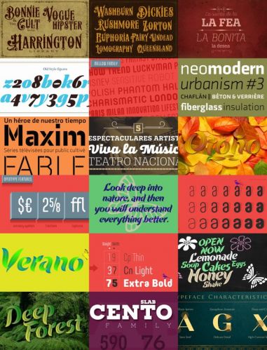 190+ Fonts Bundle Collection - pack 50