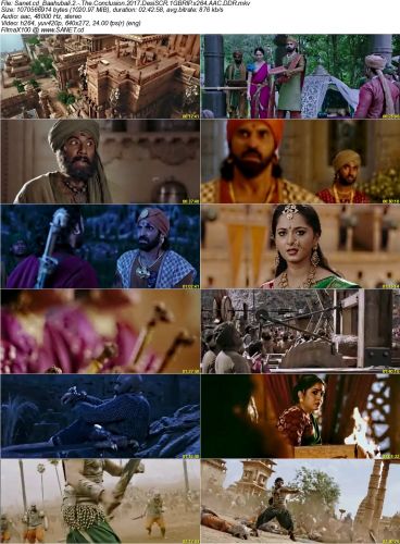 Baahubali 2 The Conclusion 2017 DesiSCR 1GBRIP x264 AAC DDR