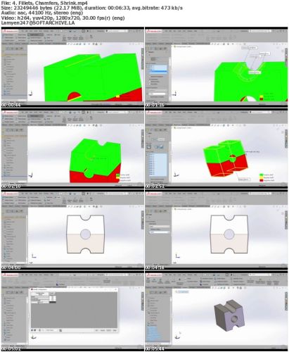 SOLIDWORKS - Preparing Designs for Sand Casting