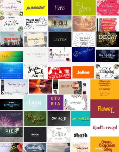 600+ Fonts Family Big Bundle (Multilangual) Pack 44