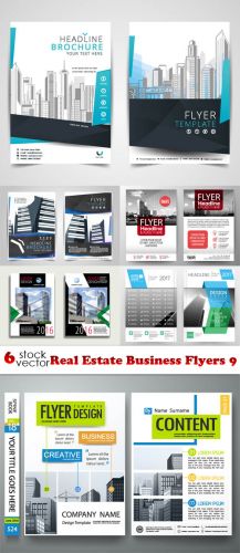 Vectors - Real Estate Business Flyers 9