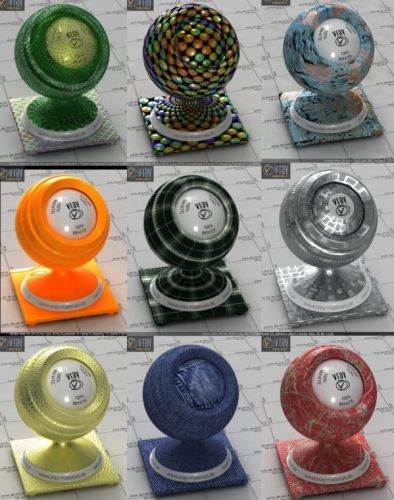 Vray 3D-materials 2017 (V-Ray, mat) - part 5