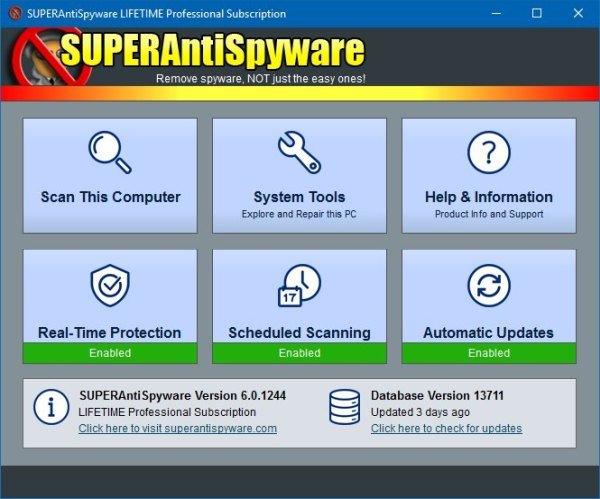 SUPERAntiSpyware Professional 6.0.1244 Portable