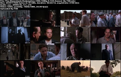 The Shawshank Redemption 1994 Bluray 1080p 5.1CH Ganool