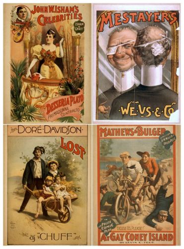 Advertising posters and billboards Strobridge &amp; Co. Lith (1870-1920) Part 6