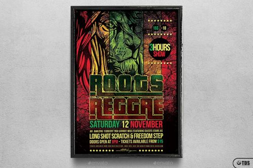 GraphicRiver Roots Reggae Flyer Template
