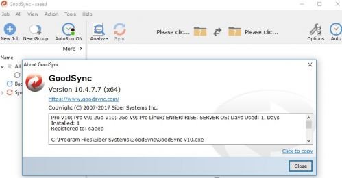 GoodSync Enterprise v10.4.7.7