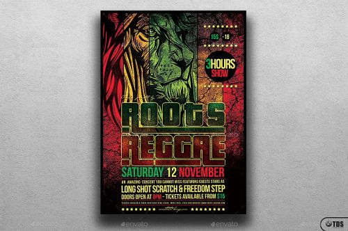 GraphicRiver Roots Reggae Flyer Template