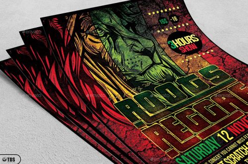 GraphicRiver Roots Reggae Flyer Template