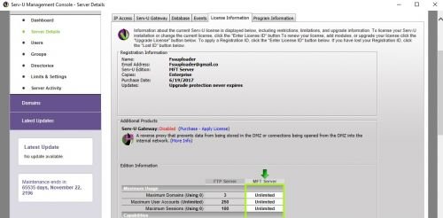 Serv-U MFT Server 15.1.5.10