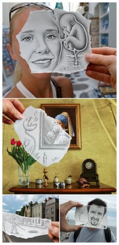 Art Images - Pencil vs Camera (Ben Heine)