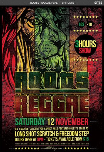 GraphicRiver Roots Reggae Flyer Template