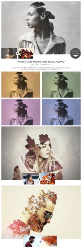CreativeMarket - Double Exposure Photoshop Template