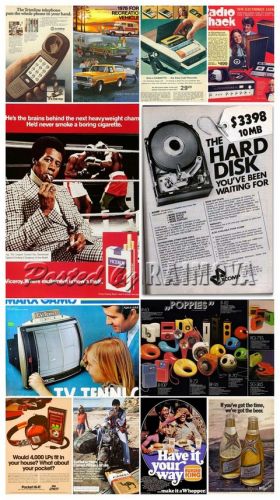 Advertising 1970 (vintage, retro)