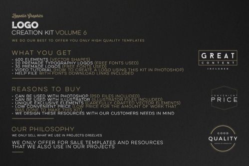 CreativeMarket - Logo Creation Kit Vol.6