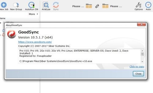 GoodSync Enterprise 10.5.1.7