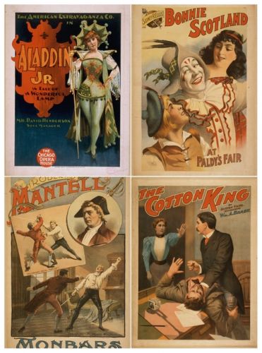 Advertising posters and billboards Strobridge &amp; Co. Lith (1870-1920) Part 7