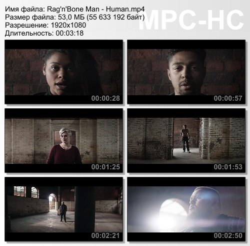 Rag'n'Bone Man - Human (2016)(1080p)
