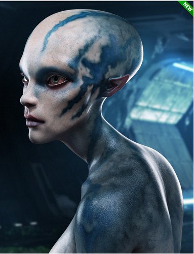 Nenana Alien HD for Genesis 8 Female 