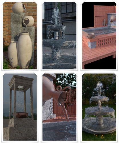 Fountain Collection for Iray