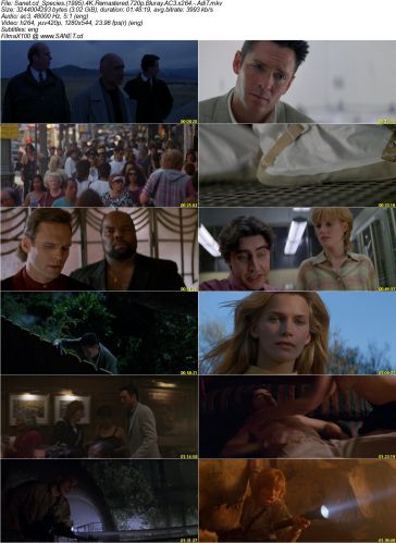 Species 1995 4K Remastered 720p Bluray AC3 x264 AdiT