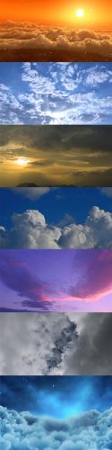 Floating clouds