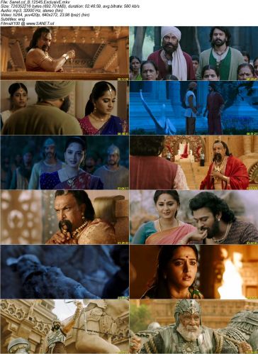 Bahubali 2 2017 Hindi 1CD DvDRip x264 MP3 ESub M2Tv ExclusivE