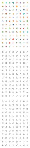 AI, EPS, JPG, PDF, PNG, SVG Vector Icons - 104 Science Icons In 3 Styles