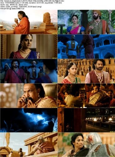 Baahubali 2 2017 Hindi 720p DvDRip x264 AAC By R@ck!