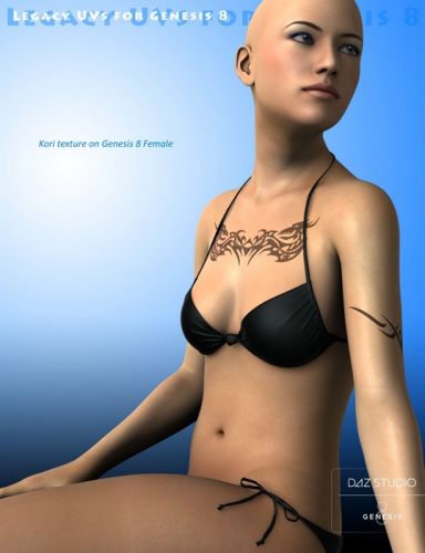 LEGACY UVS FOR GENESIS 8 GENESIS 2 FEMALE