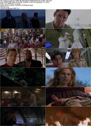 Species 1995 4K Remastered 1080p Bluray AC3 x264 AdiT