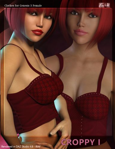 Croppy I for Genesis 3 Females