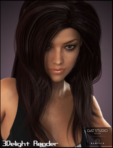 Bardot Hair for Genesis 3 Female(s)