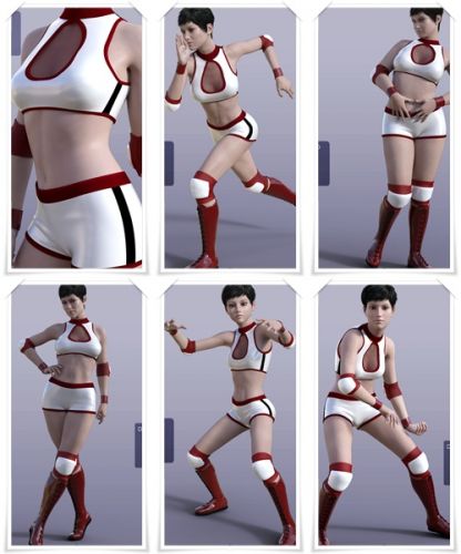 H&amp;C Pro Wrestling Set for Genesis 3 Female(s)