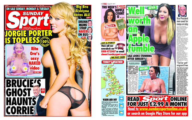 The Sunday Sport – August 26, 2017