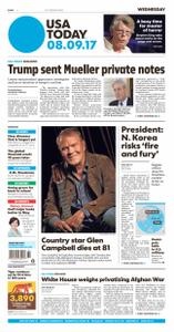 USA Today - August 09, 2017