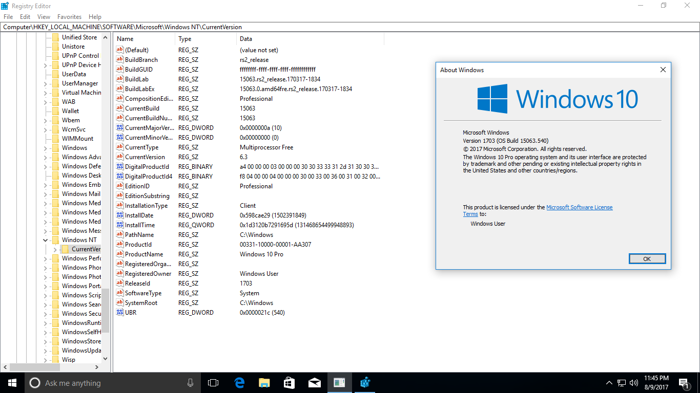 windows 10 pro rs2 v.1703 download