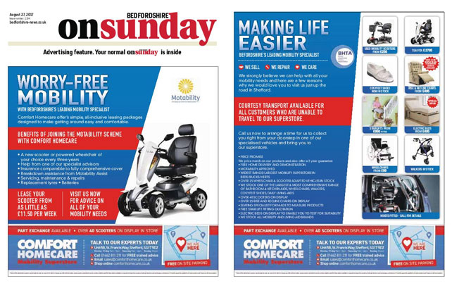 Bedfordshire on Sunday – August 27, 2017