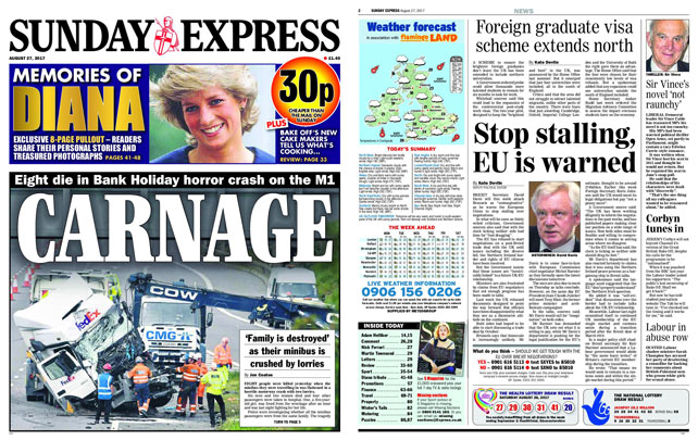 Daily Express – August 27, 2017