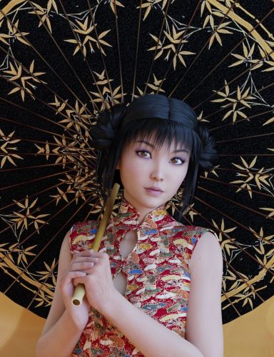 Oriental Umbrella and Fans