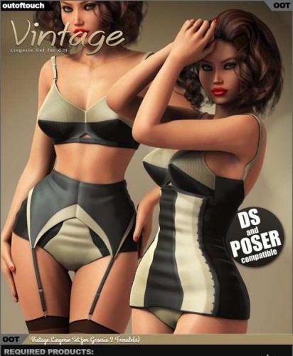 Vintage Lingerie for Genesis 2 Female(s)