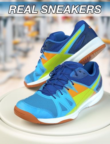 Slide3d Real Sneakers For Genesis 3 Female(S)