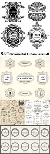 Vectors - Ornamental Vintage Labels 49