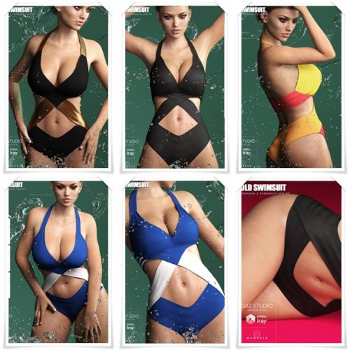 Bold Swimsuit for Genesis 3 Female(s)