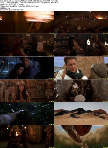 The Mummy Returns 2001 720p Bluray AC3 x264 AdiT