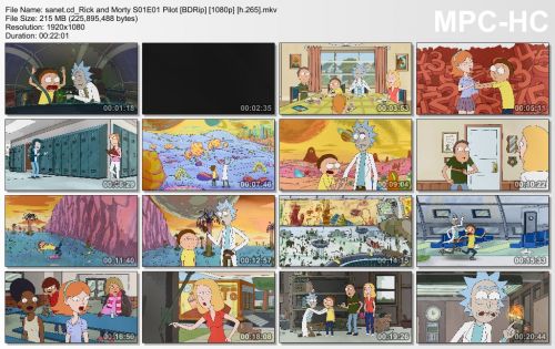 Rick and Morty S01E01 Pilot BDRip 1080p h.265
